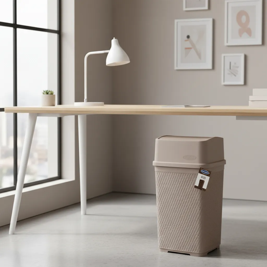 Cesto De Residuos 21 L Con Tapa Vaiven Papelera