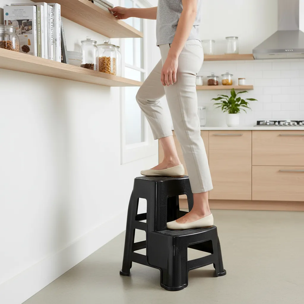 11 Banco Banqueta Doble Escalon 2 Pasos Premium Reforzado