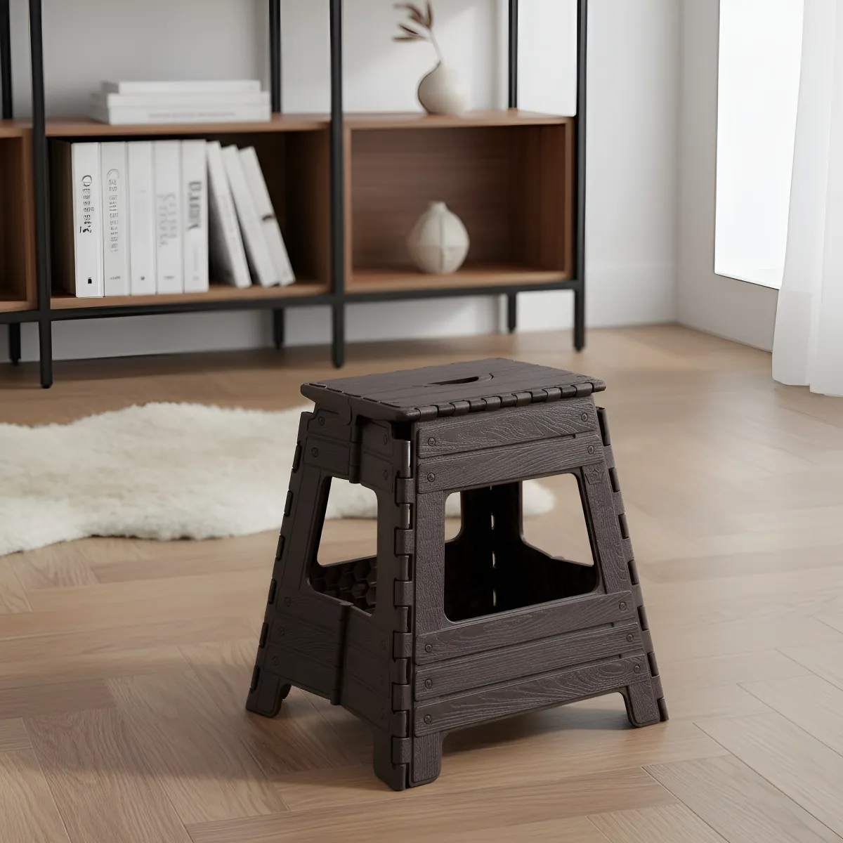 Banco Plegable Plástico Camping Premium Reforzado Banquito