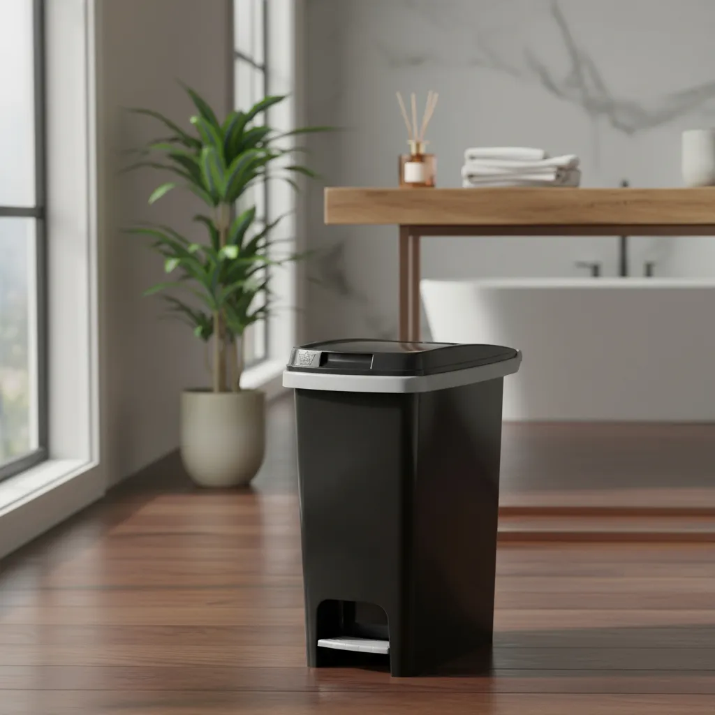 Cesto Tacho Basura Papelera Pedal Premium 12.5l C/sujetador