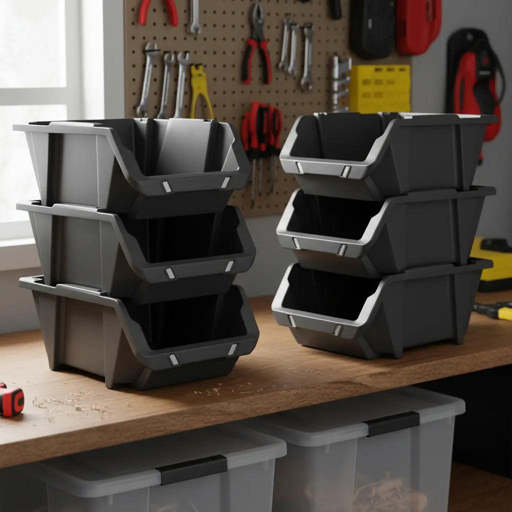 Pack Gaveta Apilable X6 Plástico Premium 49x31x19 #40