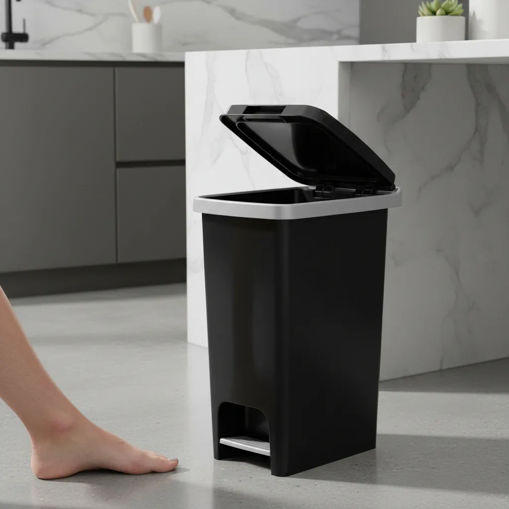 Pack Cesto Tacho Basura X3 Papelera Pedal 12.5l C/sujetador