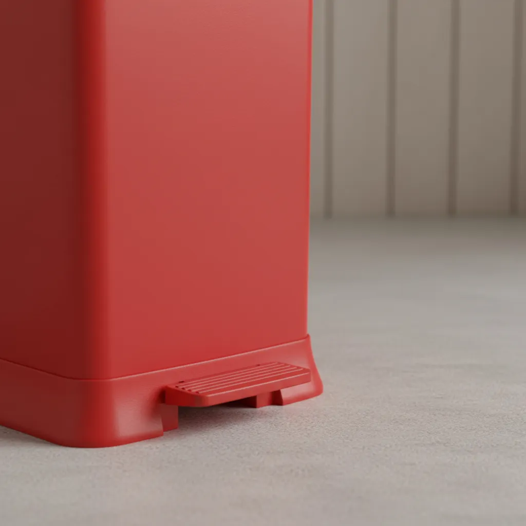 Cesto Tacho De Basura Papelera Pedal Sujetador Premium 55l