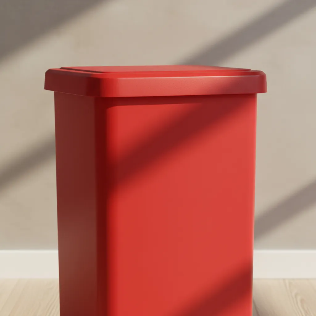 Cesto Tacho De Basura Papelera Pedal Sujetador Premium 55l