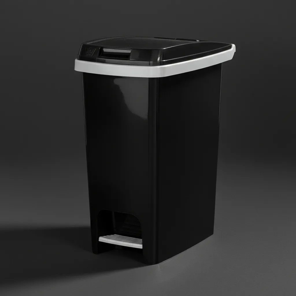 Cesto Tacho Basura Papelera Pedal Premium 12.5l C/sujetador