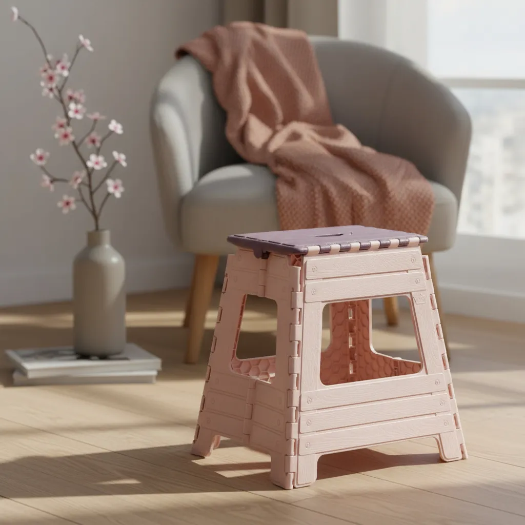 Banco Plegable Plástico Camping Premium Reforzado Banquito