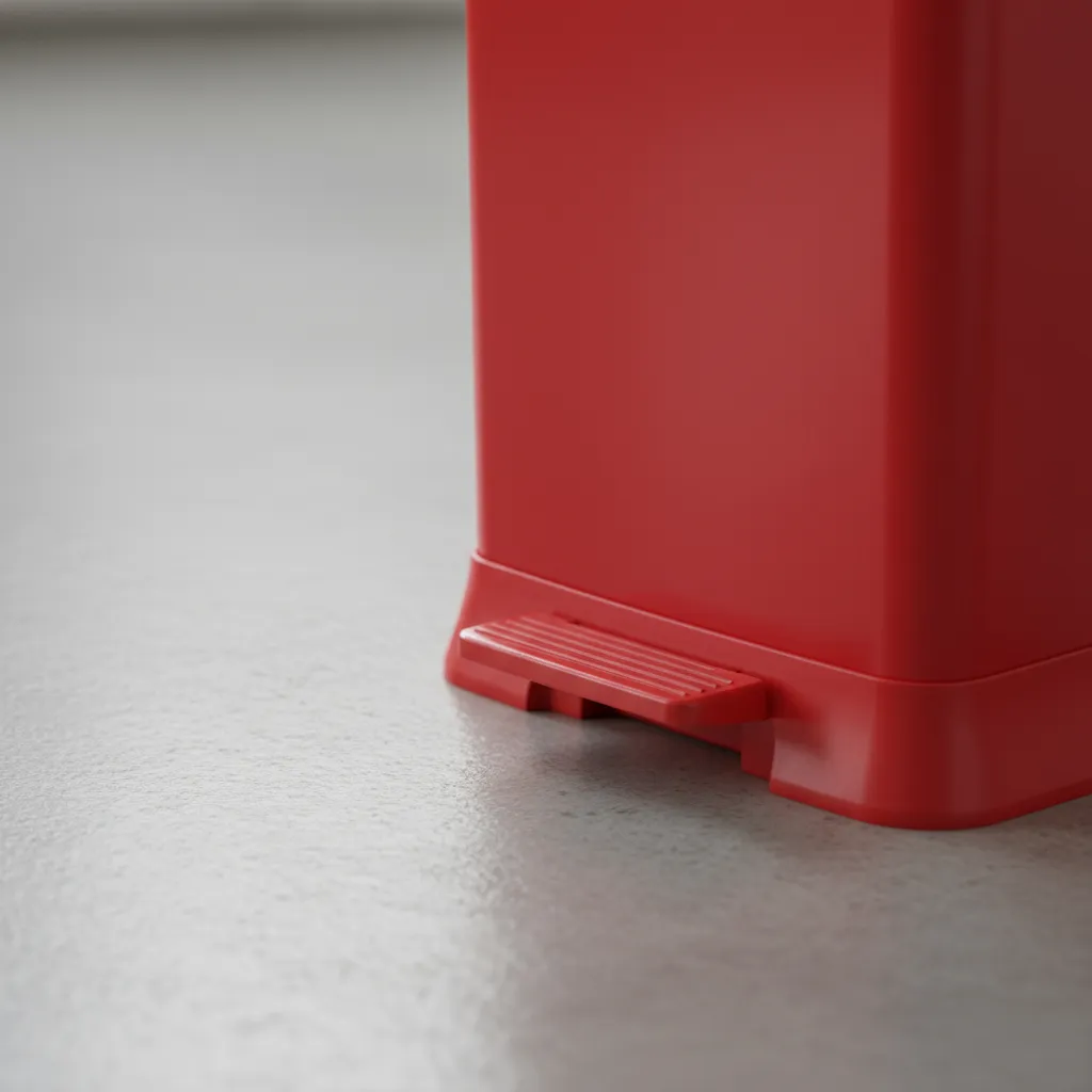 Cesto Tacho De Basura Papelera Pedal Sujetador Premium 55l