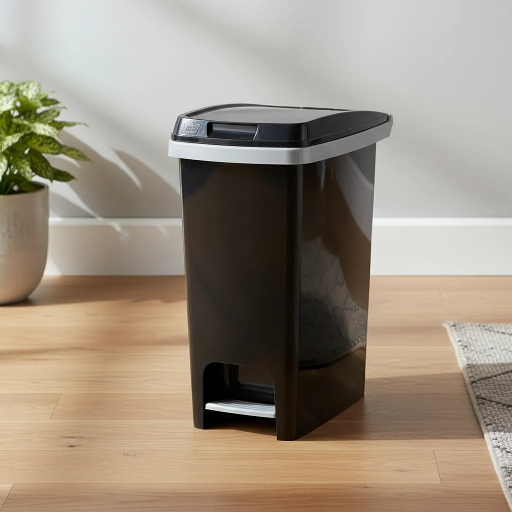 Cesto Tacho Basura Papelera Pedal Premium 12.5l C/sujetador