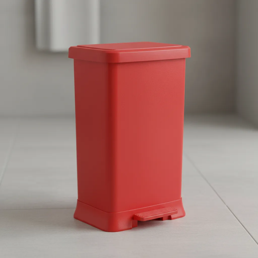 Cesto Tacho De Basura Papelera Pedal Sujetador Premium 55l