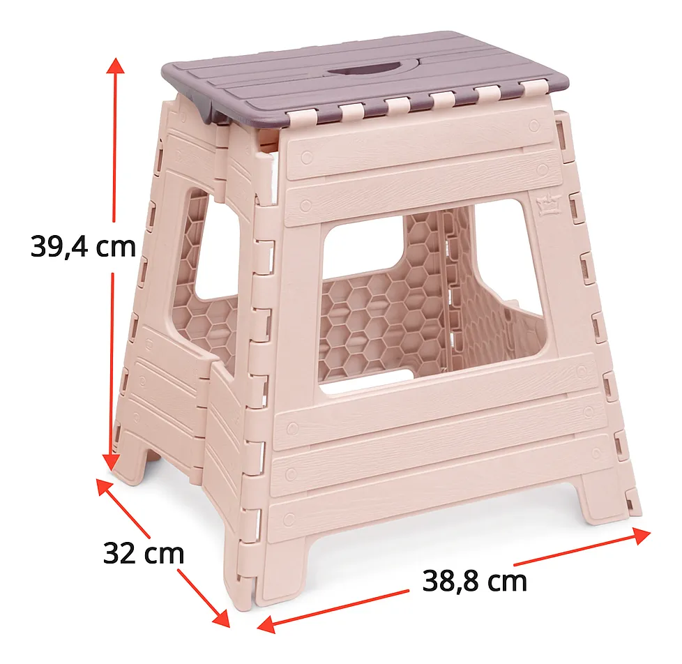 Banco Plegable Plástico Camping Premium Reforzado Banquito