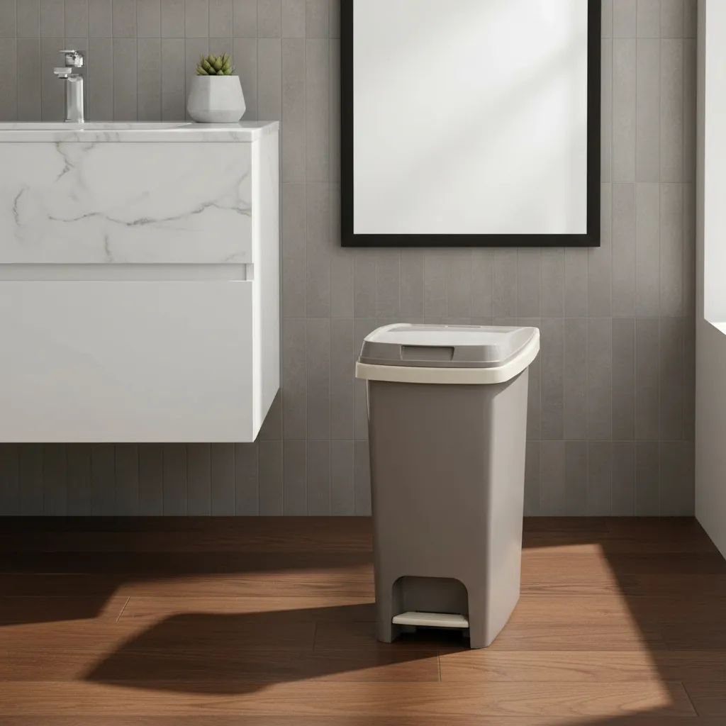 Cesto Tacho Basura Papelera Pedal Premium 12.5l C/sujetador