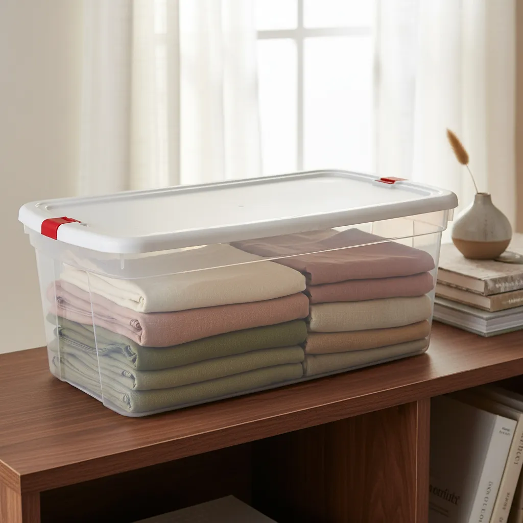 Caja Organizadora Tapa Con Trabas Premium 93l Baul Megaforte