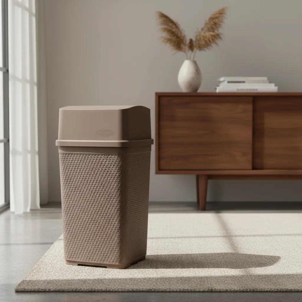 Cesto De Residuos 21 L Con Tapa Vaiven Papelera