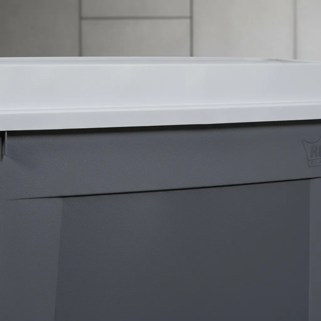 Caja Contenedor 210l Con Ruedas Baúl Grande De Almacenamient