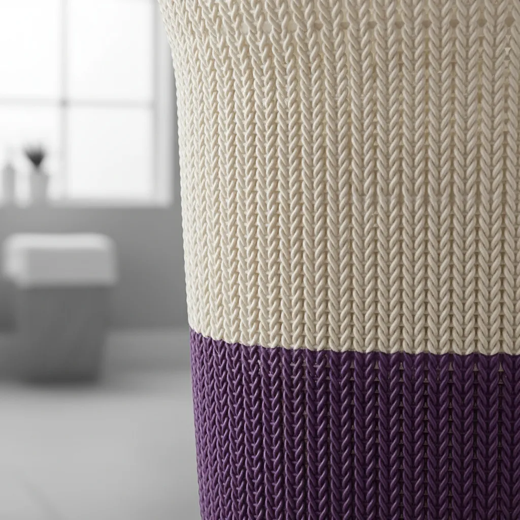 Cesto De Ropa De Plastico 60 Litros Con Tapa Y Manija