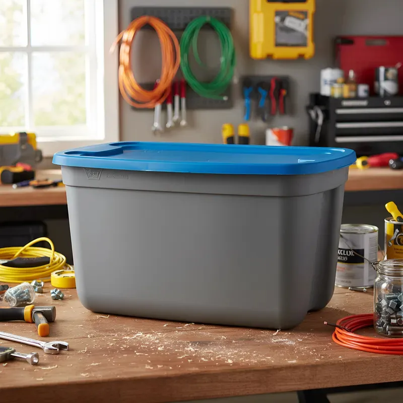 Pack Caja Organizadora X3 Apilable Contenedor 120l Premium