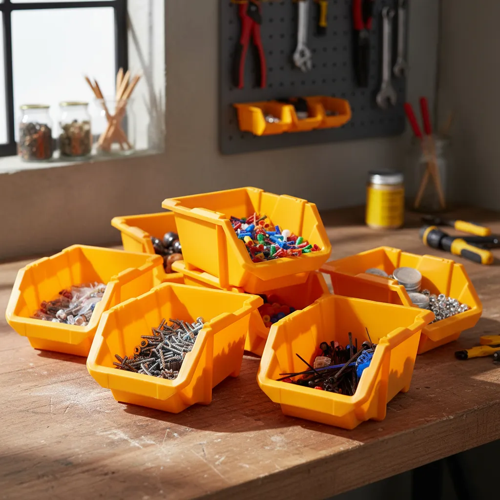 Pack Gaveta Apilable X6 Plástico Premium 24x15x12 #20