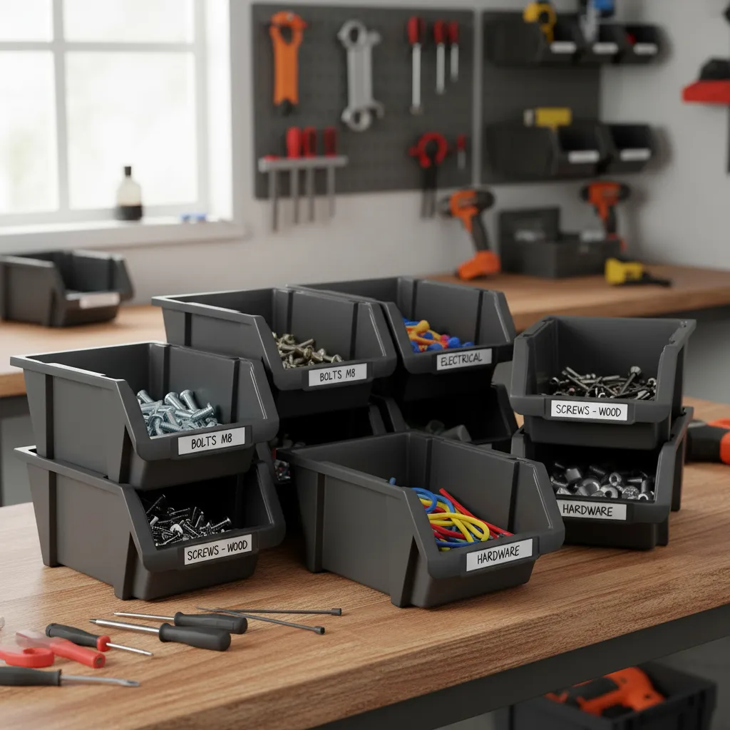 Pack Gaveta Apilable X12 Plástico Premium 24x15x12 #20