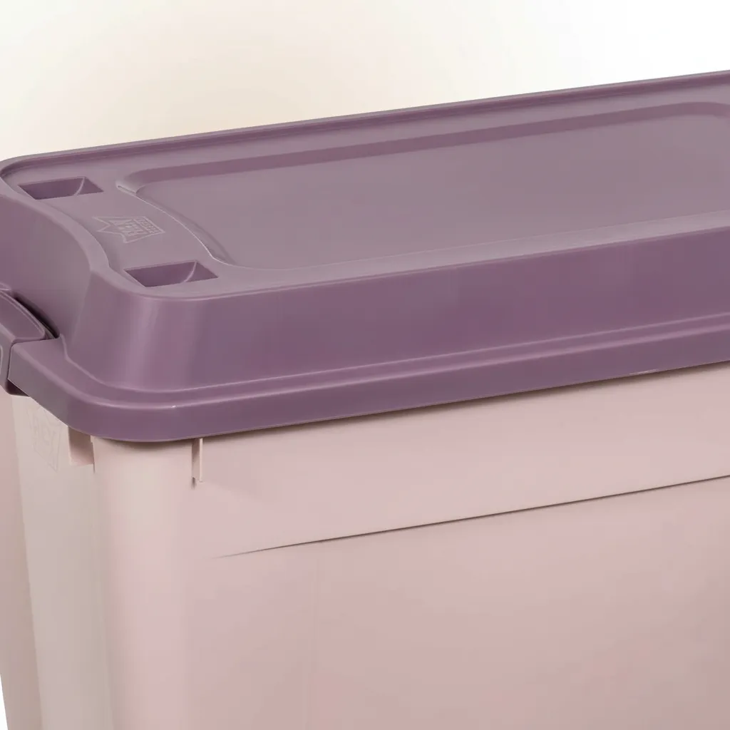 Caja Contenedor 210l Con Ruedas Baúl Grande De Almacenamient