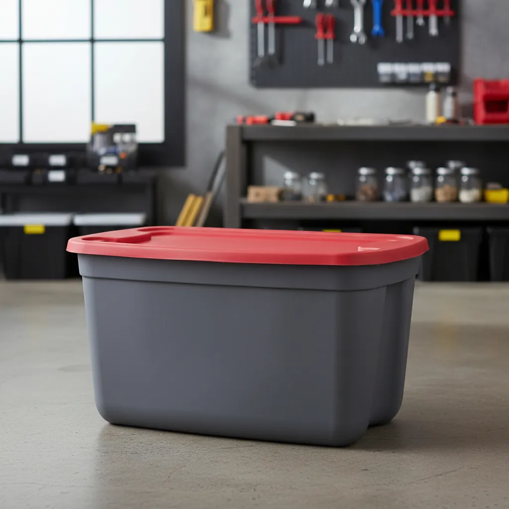 Pack Caja Organizadora X3 Apilable Contenedor 120l Premium