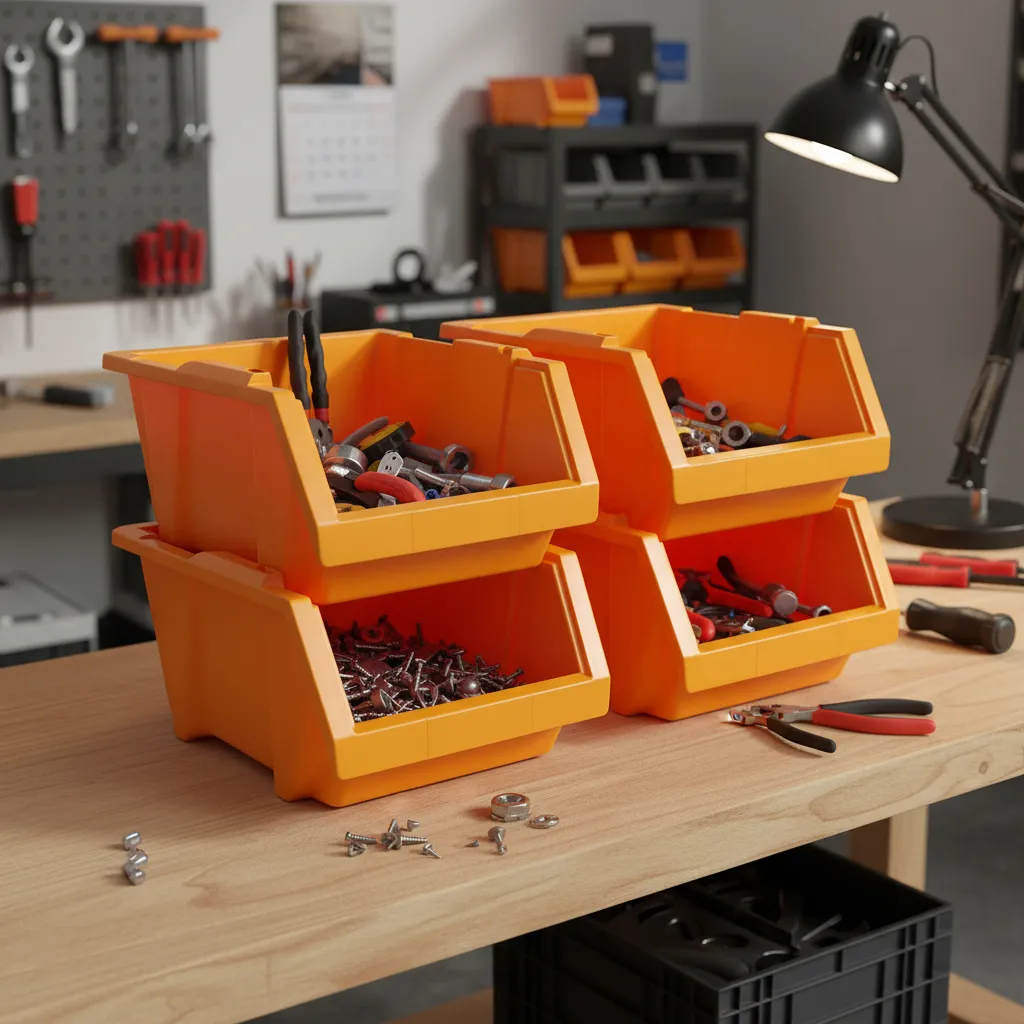 Pack Gaveta Apilable X6 Plástico Premium 24x15x12 #20