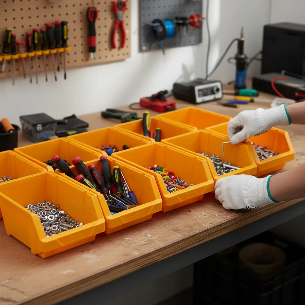 Pack Gaveta Apilable X6 Plástico Organizador 30x20x13 #25