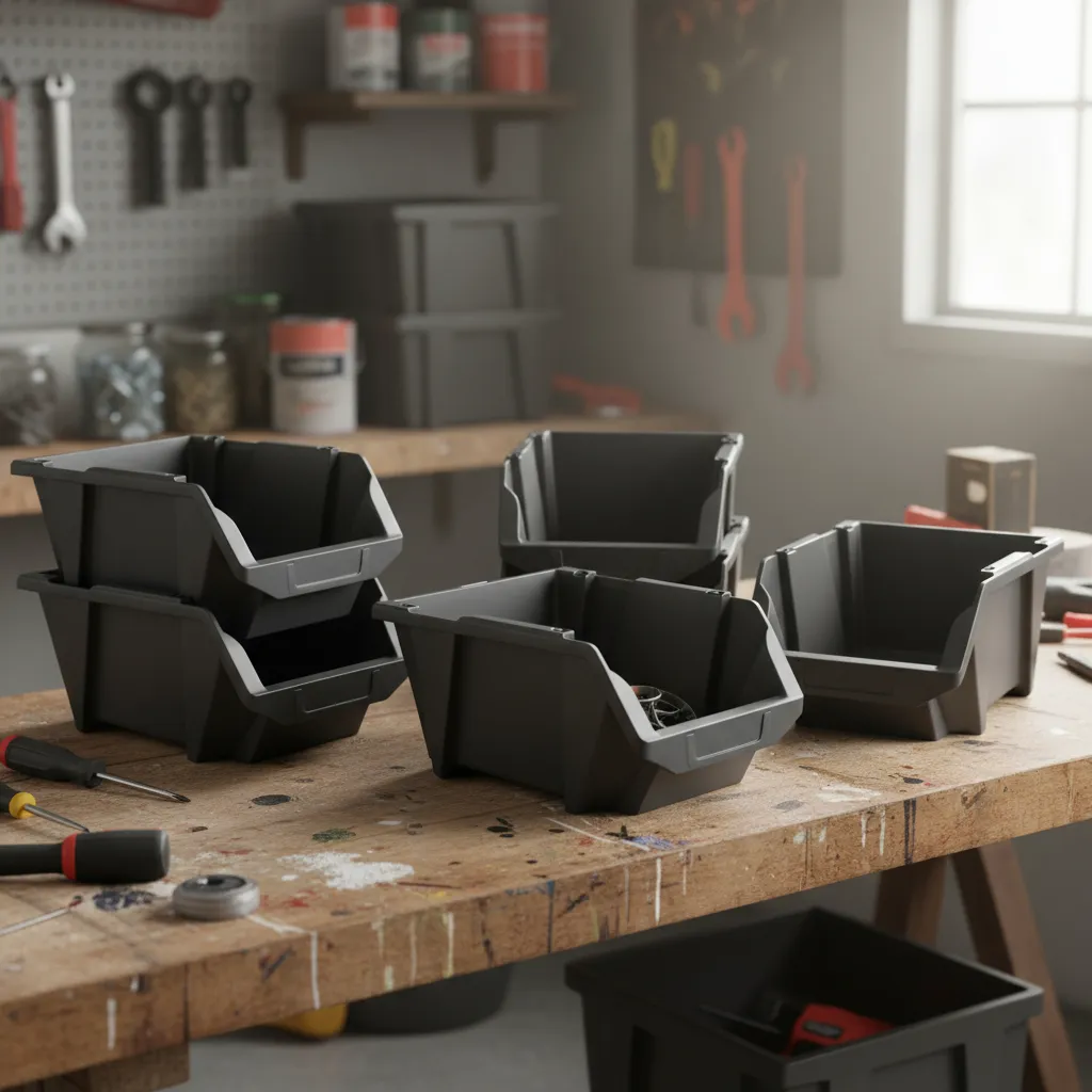 Pack Gaveta Apilable X6 Plástico Premium 24x15x12 #20