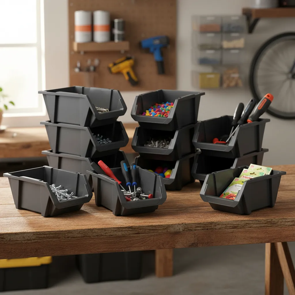 Pack Gaveta Apilable X12 Plástico Premium 24x15x12 #20