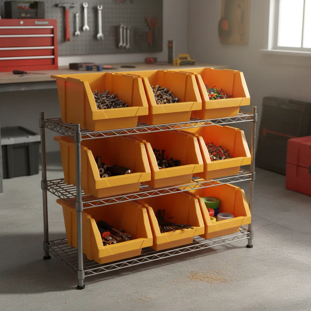 Pack Gaveta Apilable X6 Plástico Premium 49x31x19 #40