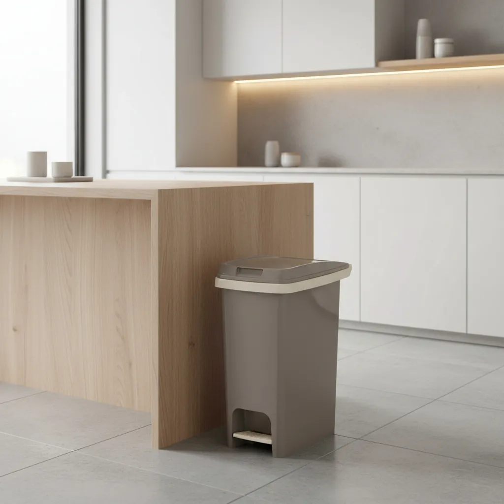 Cesto Tacho Basura Papelera Pedal Premium 12.5l C/sujetador