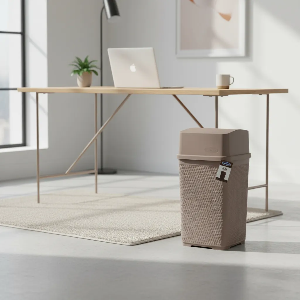 Cesto De Residuos 21 L Con Tapa Vaiven Papelera