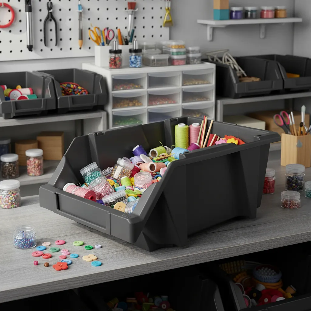 Pack Gaveta Apilable X6 Plástico Organizador 30x20x13 #25