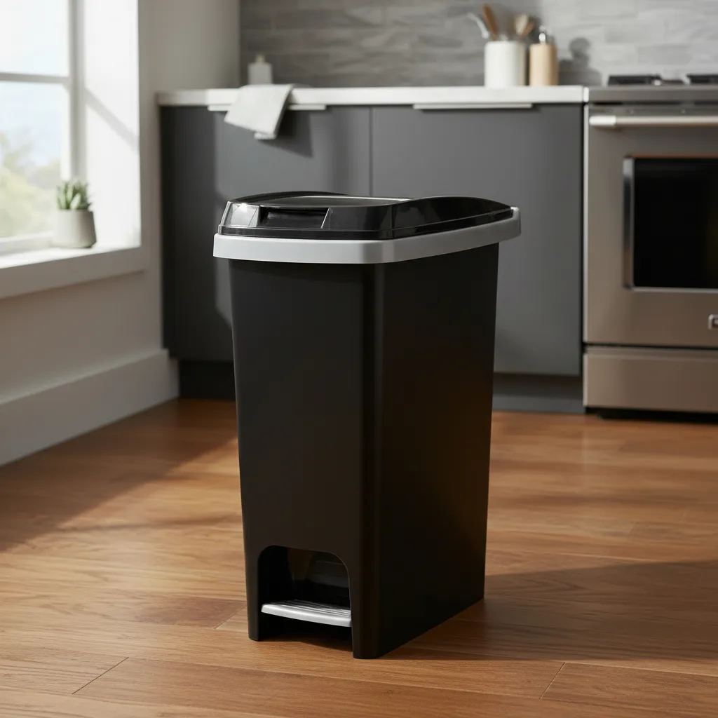 Pack Cesto Tacho Basura X3 Papelera Pedal 12.5l C/sujetador