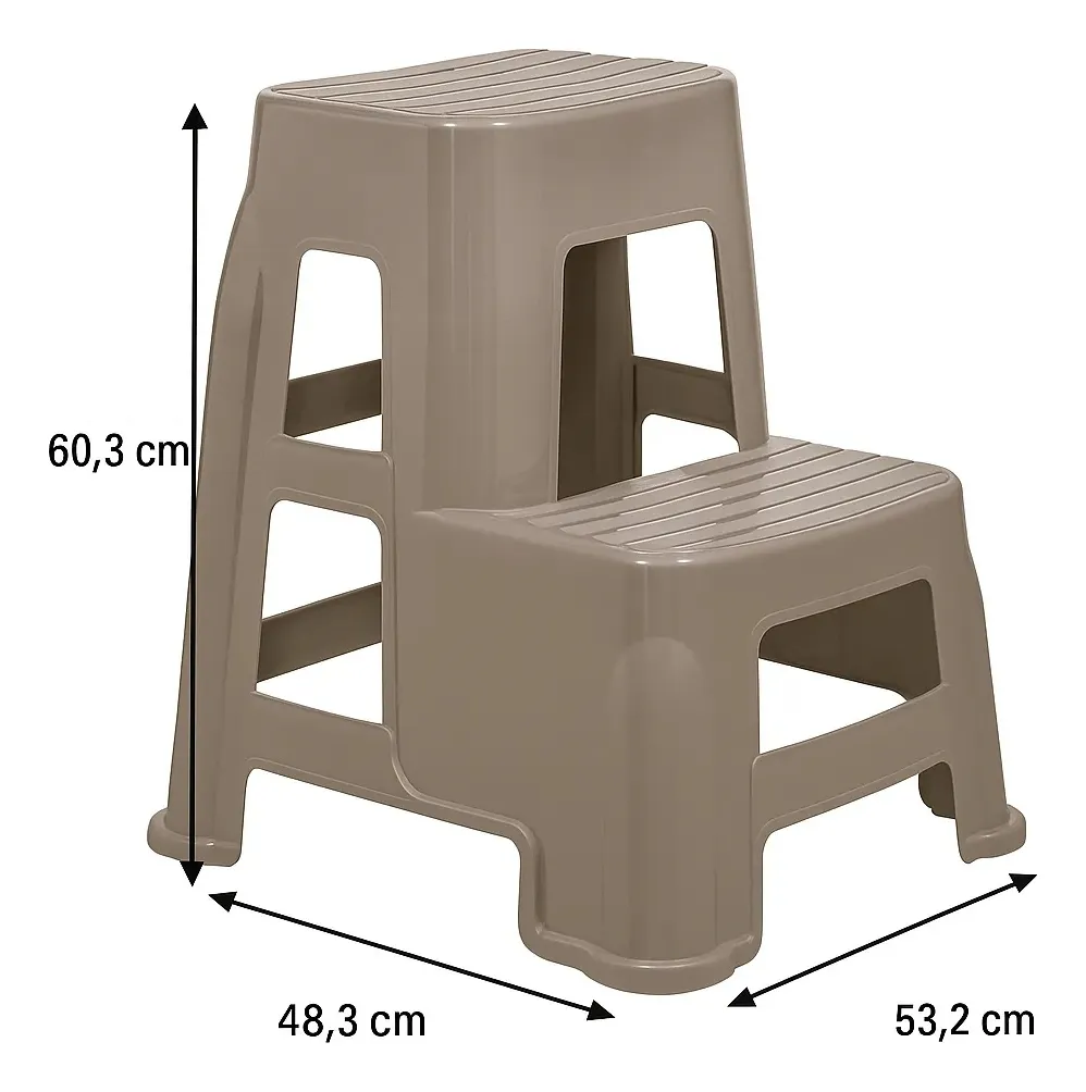 8 Banco Banqueta Doble Escalon 2 Pasos Premium Reforzado