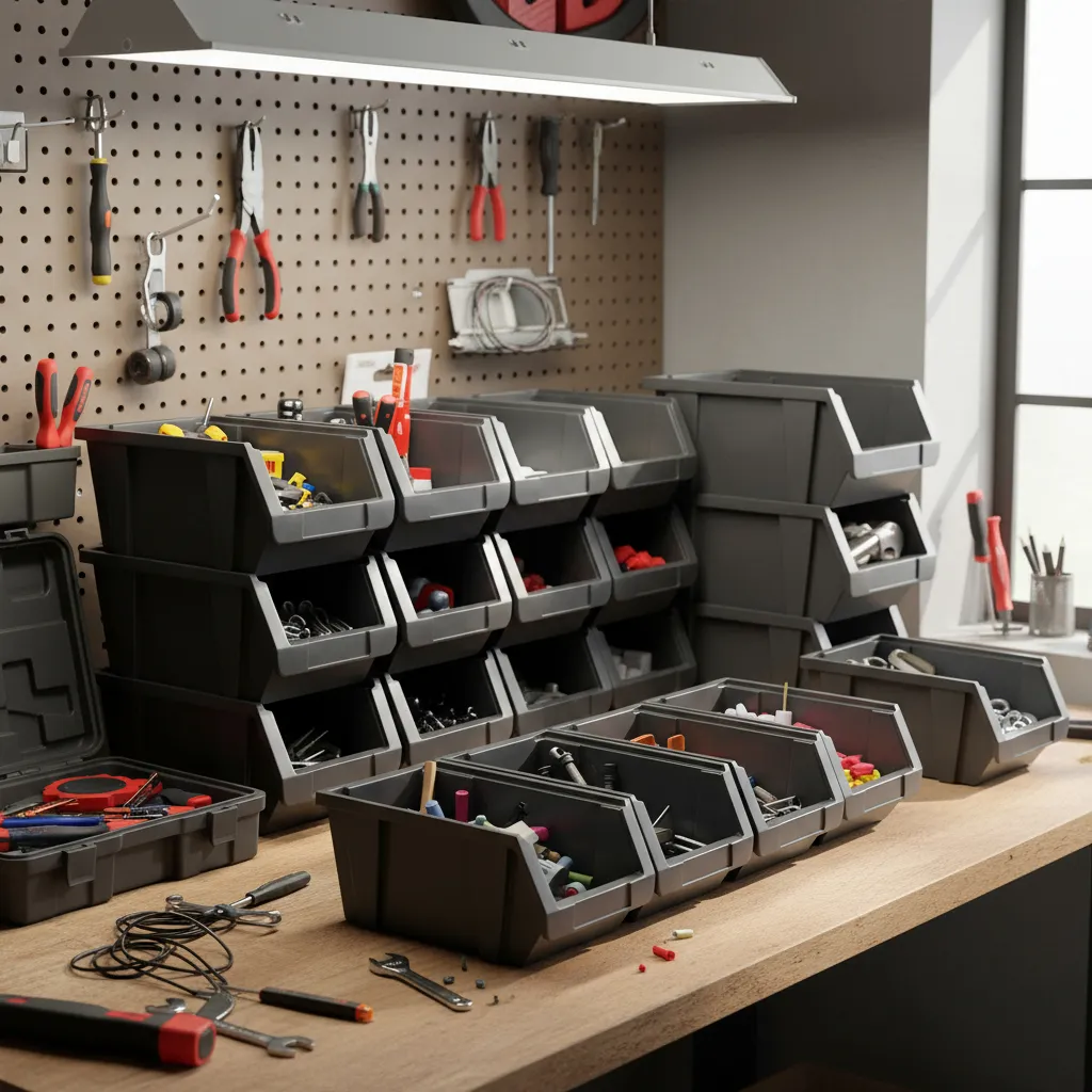 Pack Gaveta Apilable X24 Plástico Premium 24x15x12 #20