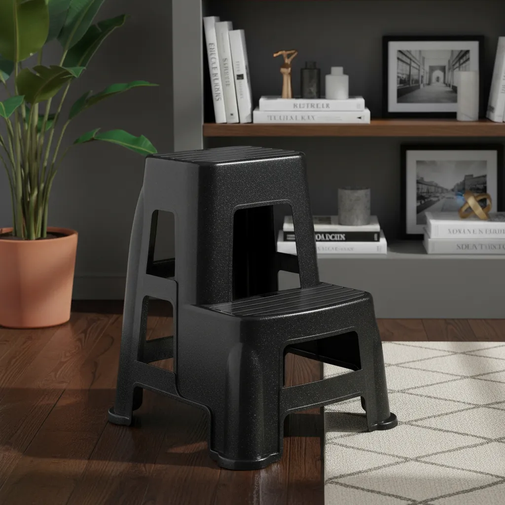 9 Banco Banqueta Doble Escalon 2 Pasos Premium Reforzado