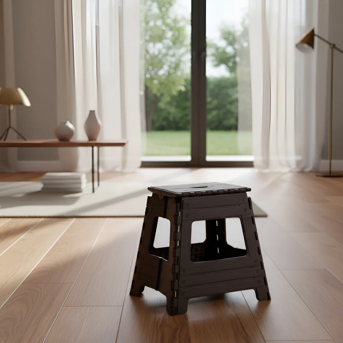 Banco Plegable Plástico Camping Premium Reforzado Banquito