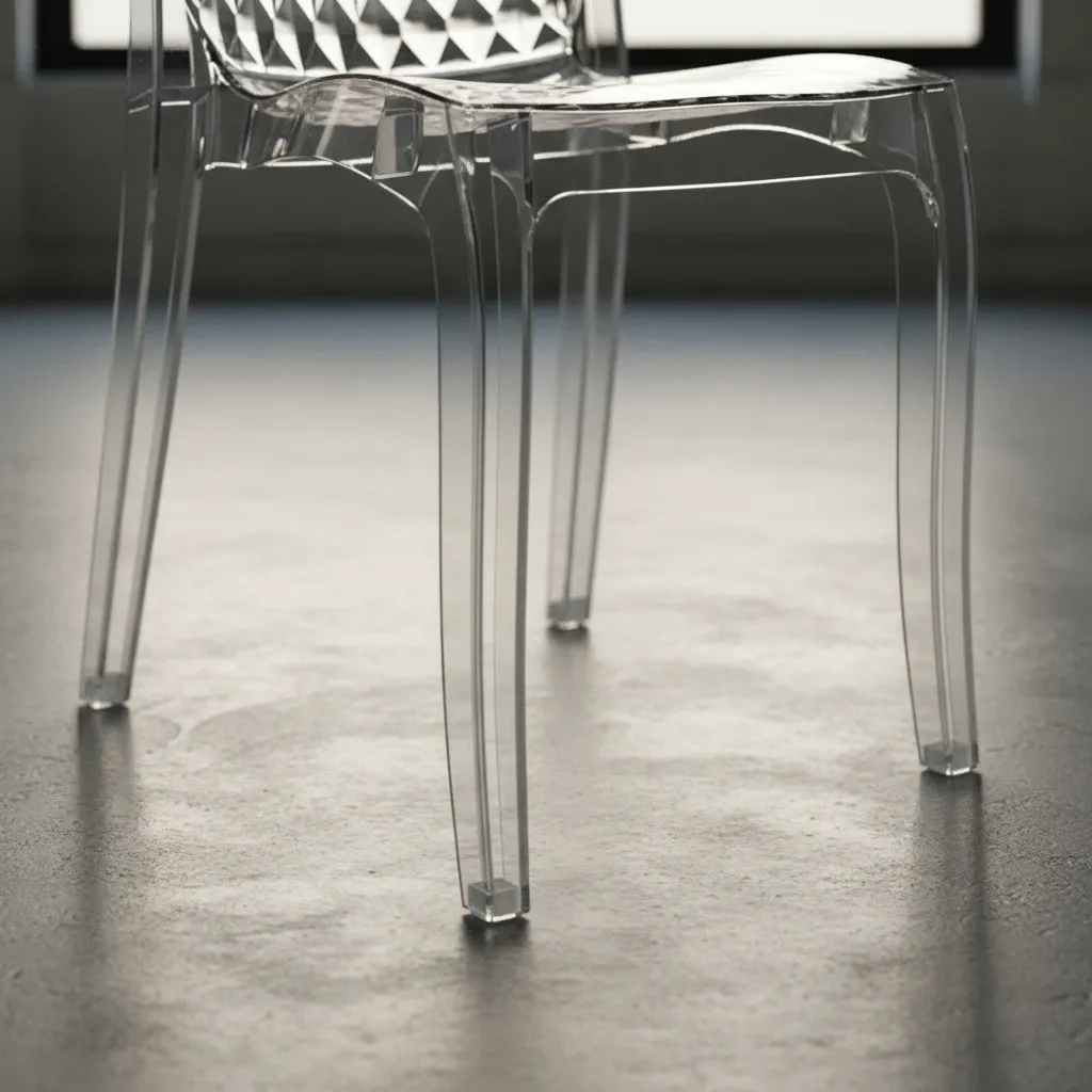 Silla Transparente Diamante De Policarbonato - Reforzada Policarbonato Silla Diamante En Policarbonato