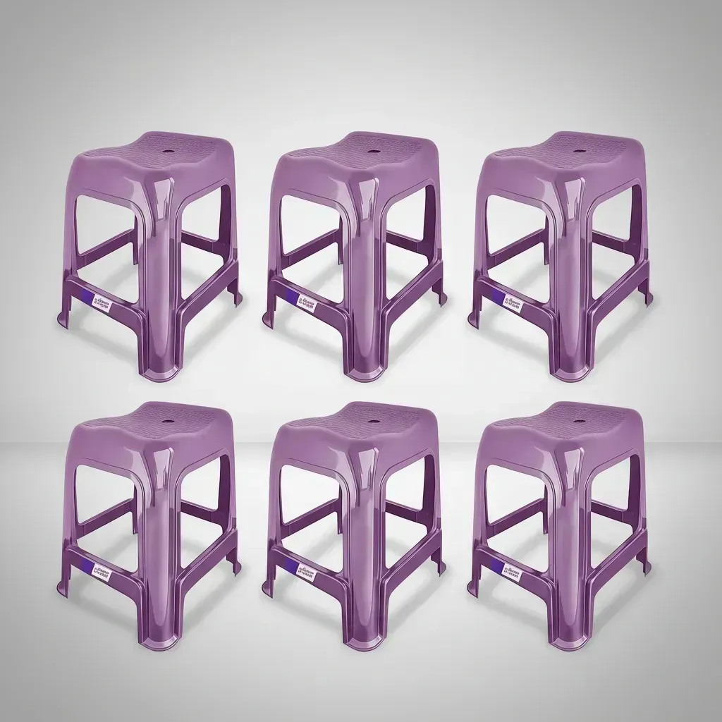 D_NQ_NP_2X_673402-MLA109650929892_042026-F Pack Banqueta Apilable Reforzada Banquita X6 Ergonomica
