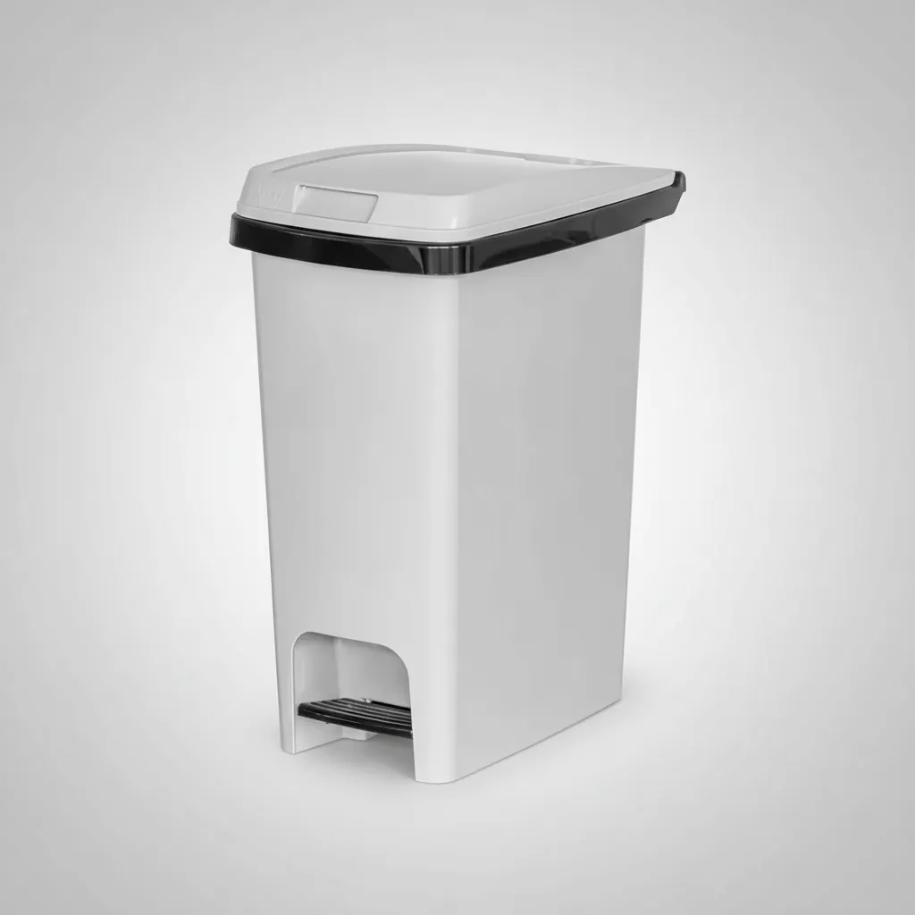 Pack Cesto Tacho Basura X3 Papelera Pedal 12.5l C/sujetador
