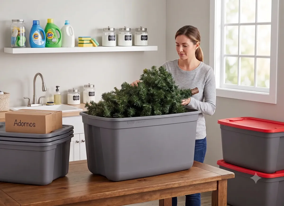 Caja Organizadora Apilable Contenedor 120 L Baul Premium
