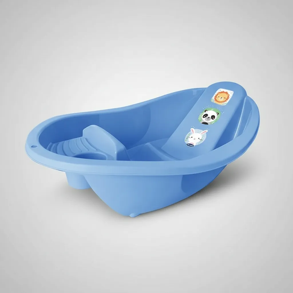 D_NQ_NP_2X_644023-MLA107067146192_022026-F Bañera Ergonomica Bebe Anatomica Con Jabonera Reforzada