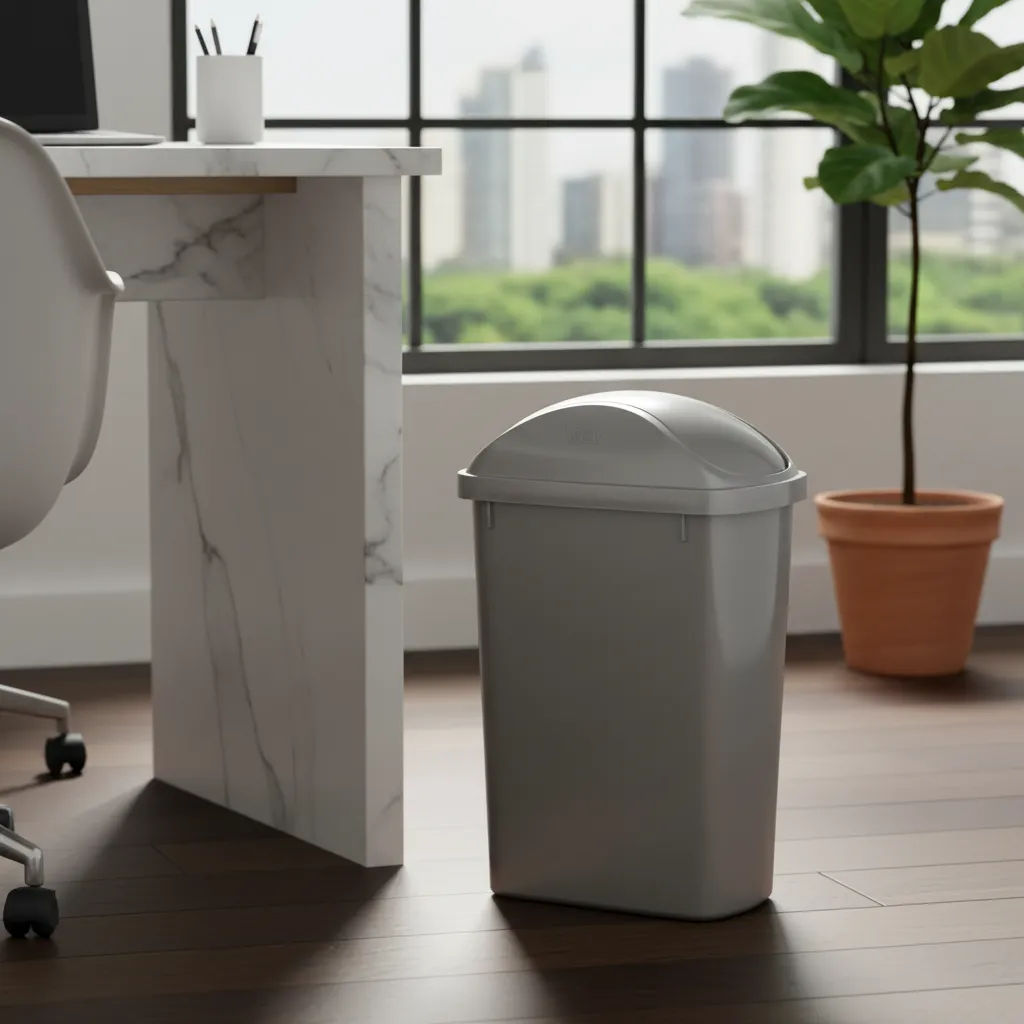 Cesto De Basura 12 L Vaiven Papelera Oficina Baño Tacho