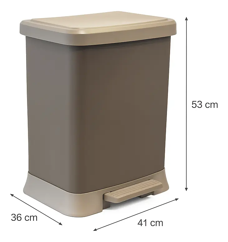 D_NQ_NP_2X_656519-MLA94378937591_102025-F Cesto Tacho De Basura Papelera Pedal Sujetador Premium 40 L