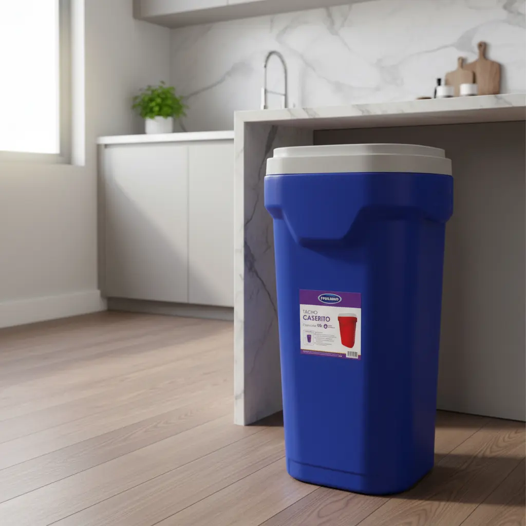 Tacho Prolimso Cesto 90l Plástico Industrial Irrompible