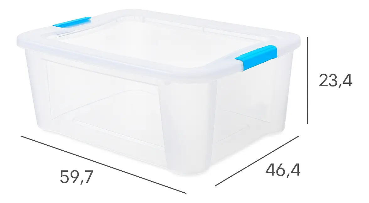 D_NQ_NP_2X_680821-MLA93878558288_102025-F Caja Organizadora Canasto 46l Plástico Premium Baúl Apilable