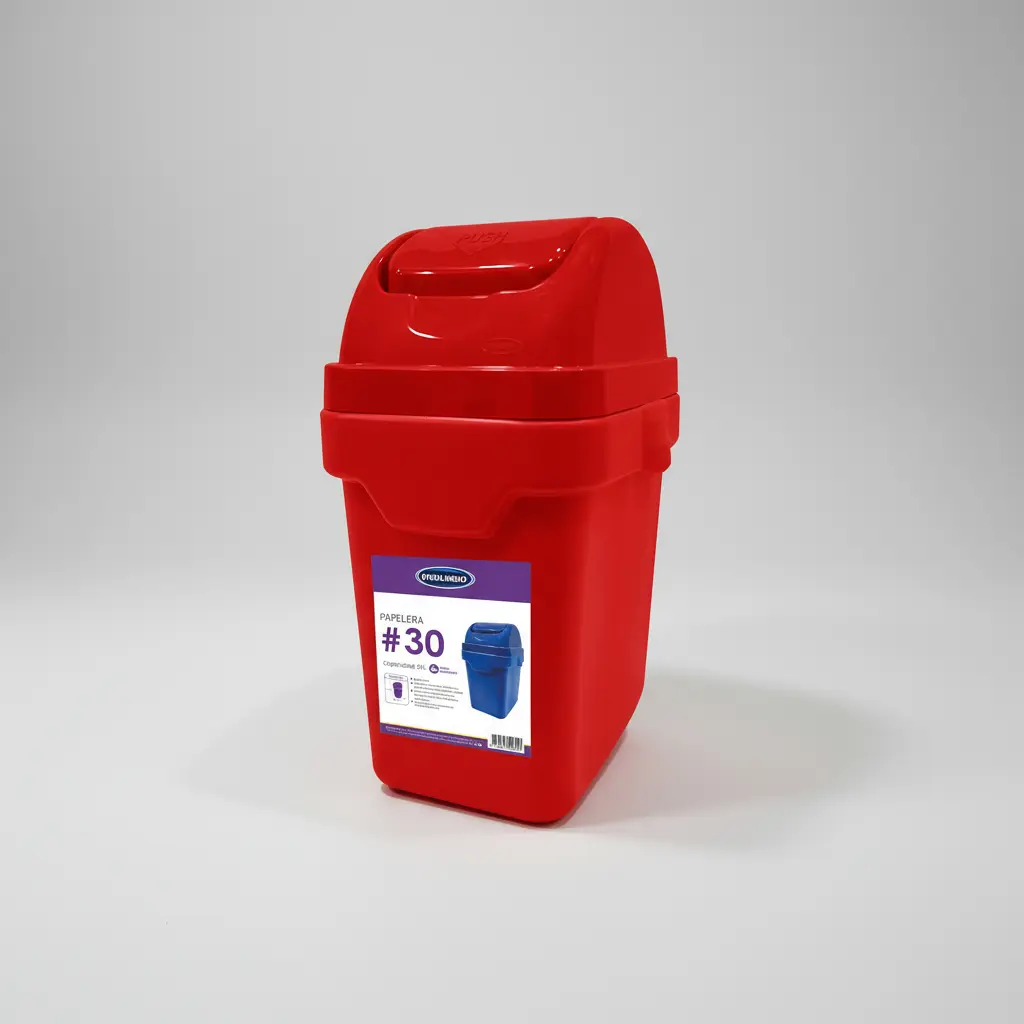 Tacho De Basura Colores Vaivén 30 L