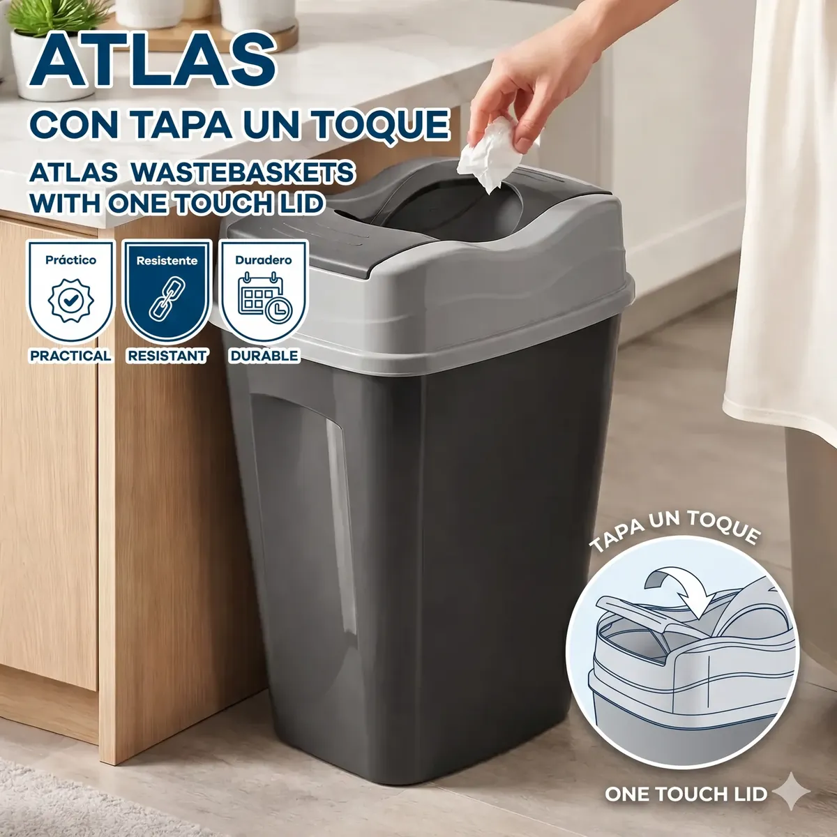 D_NQ_NP_2X_725042-MLA111098672814_052026-F Tacho De Basura 100l Tapa Un Toque Premium Protección Uv