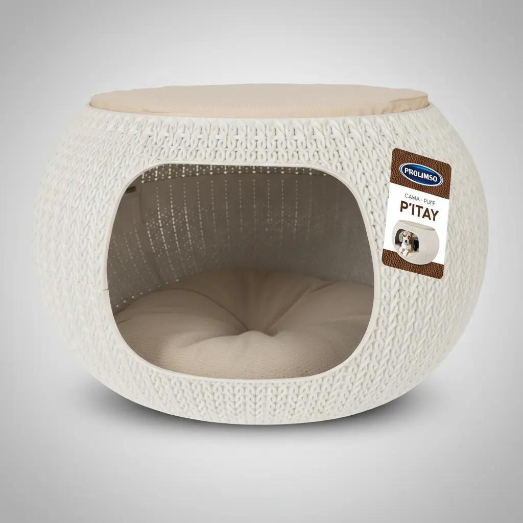 D_NQ_NP_2X_736228-MLA95173530140_102025-F Cama Cucha Perro Puff Mascotas Premium Doble Colchoneta Mesa