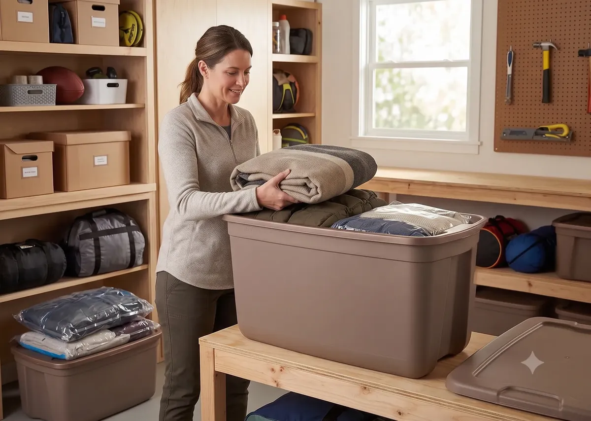 Caja Organizadora Apilable Contenedor 120 L Baul Premium